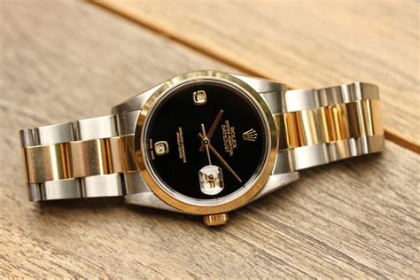 Rolex onyx stone